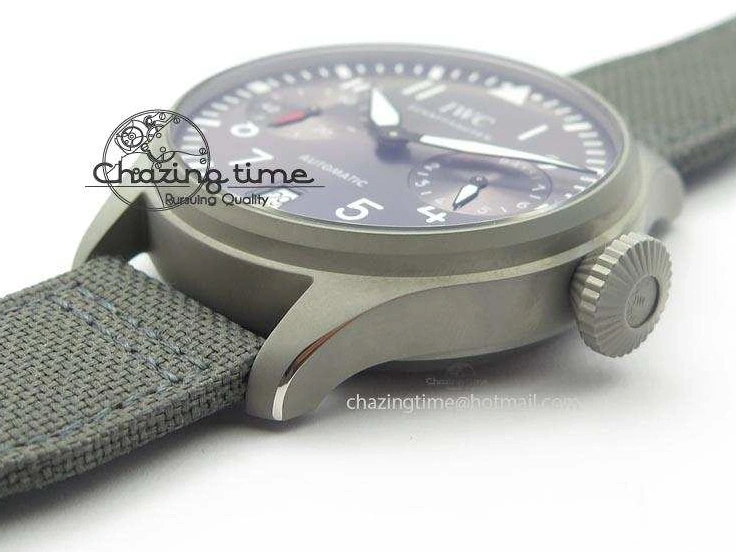 MIROTIME 0515 SunProtective Big Pilot Real PR IW500910 “Patrouille Suisse” ZF 1:1 Best Edition On Gray Nylon Strap 7278